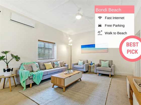 Cosy Family House In BONDI | Mins to Bondi Beach!!