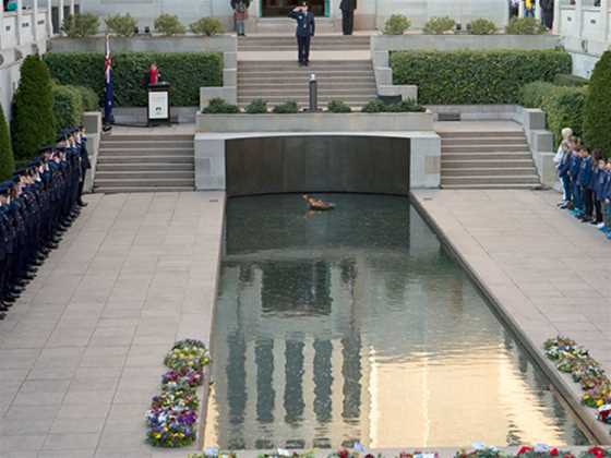 Last Post Ceremony at the Australian War Memorial