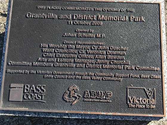 Grantville & District Memorial Park