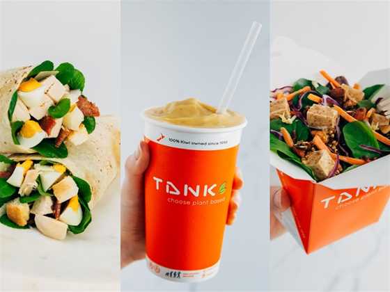 TANK Tauranga Crossing- Smoothies, Raw Juices, Salads & Wraps