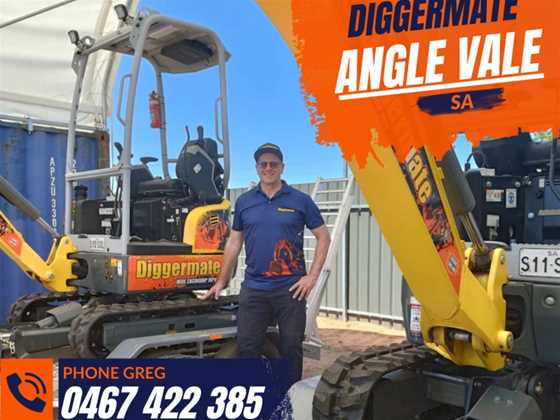 Diggermate Mini Excavator Hire Angle Vale