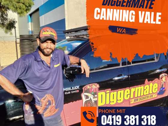 Diggermate Mini Excavator Hire Canning Vale