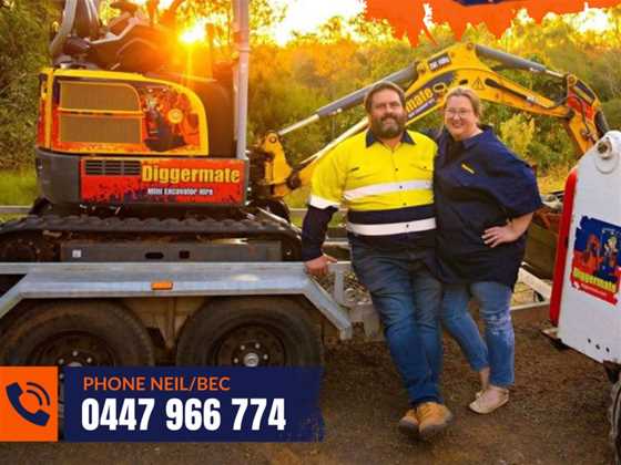 Diggermate Mini Excavator Hire Gatton