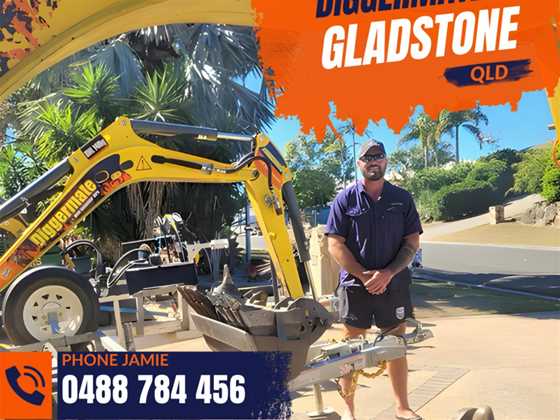 Diggermate Mini Excavator Hire Gladstone