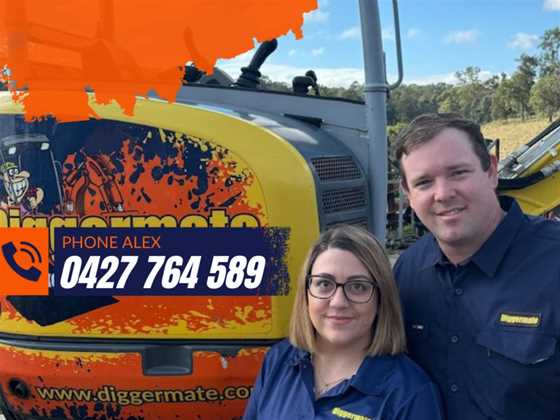 Diggermate Mini Excavator Hire Gympie