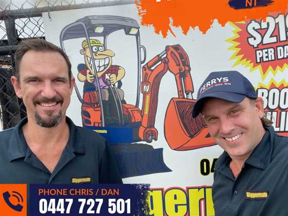 Diggermate Mini Excavator Hire Palmerston