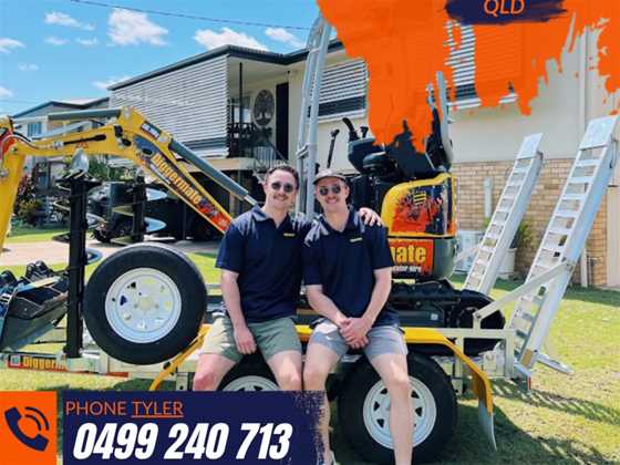 Diggermate Mini Excavator Hire Rockhampton