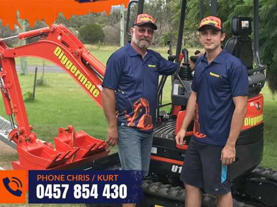 Diggermate Mini Excavator Hire Stanthorpe