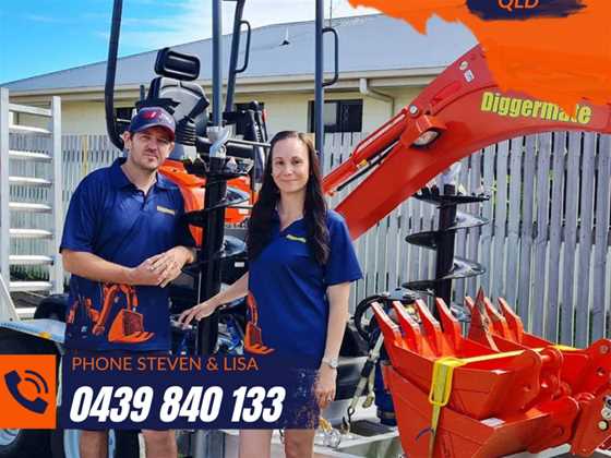 Diggermate Mini Excavator Hire Townsville