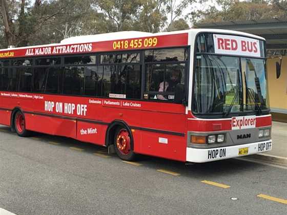 Red Explorer Loop Bus
