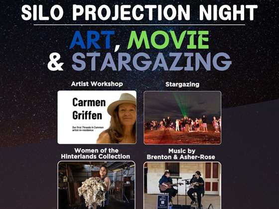 Silo Projection Night – Arts, Movie & Stargazing